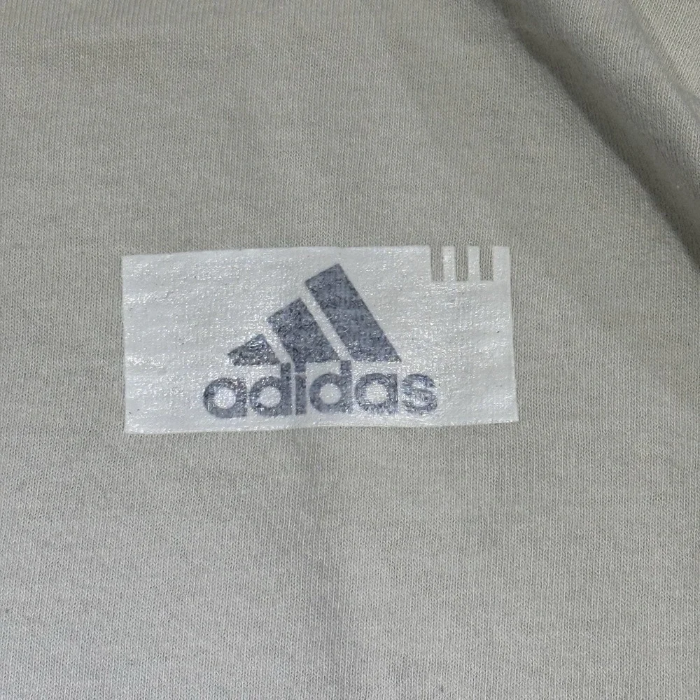Vintage Adidas 90s T-Shirt Men's Size Large Beige‎  Crewneck Short Sleeve Y2K